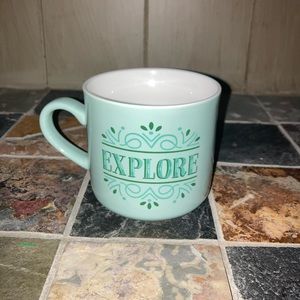 ‘Explore’ Coffee MUG By Opalhouse Mint Green